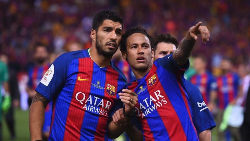 In just six years, Suarez became one of the top 10 scorers of Barcelona!